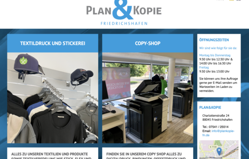 Plan & Kopie – TYPO3-Webseiten-Relaunch
