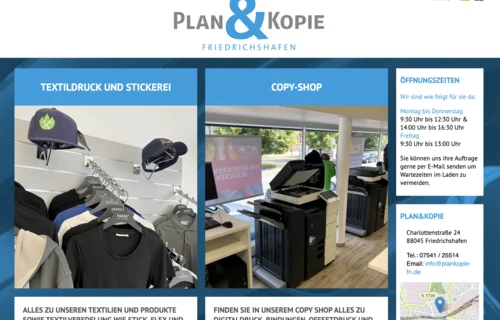 Plan & Kopie – TYPO3-Webseiten-Relaunch