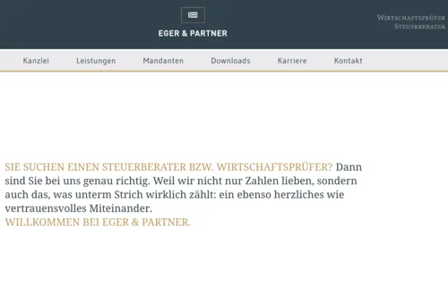 Eger & Partner – TYPO3-Webseiten-Relaunch 