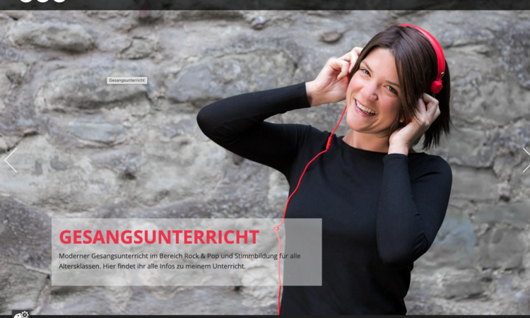 Relaunch & Umbau Gesangsunterricht Franziska Restle von Wordpress zu TYPO3