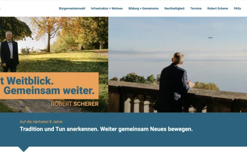 Ein besonderes Projekt für Meersburgs Bürgermeister Robert Scherer