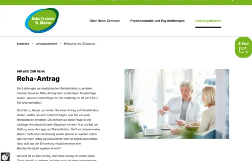 Reha-Zentrum St. Blasien setzt auf TYPO3 und neuer Webseite