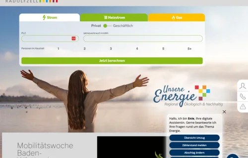 Zweiter Relaunch der Website der Stadtwerke Radolfzell