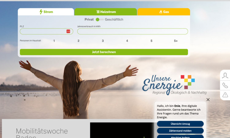 Zweiter Relaunch der Website der Stadtwerke Radolfzell