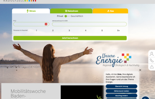 Zweiter Relaunch der Website der Stadtwerke Radolfzell