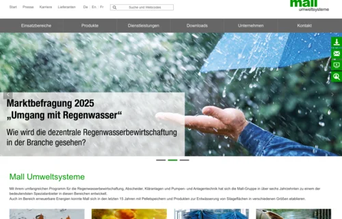 Relaunch der Website von MALL GmbH