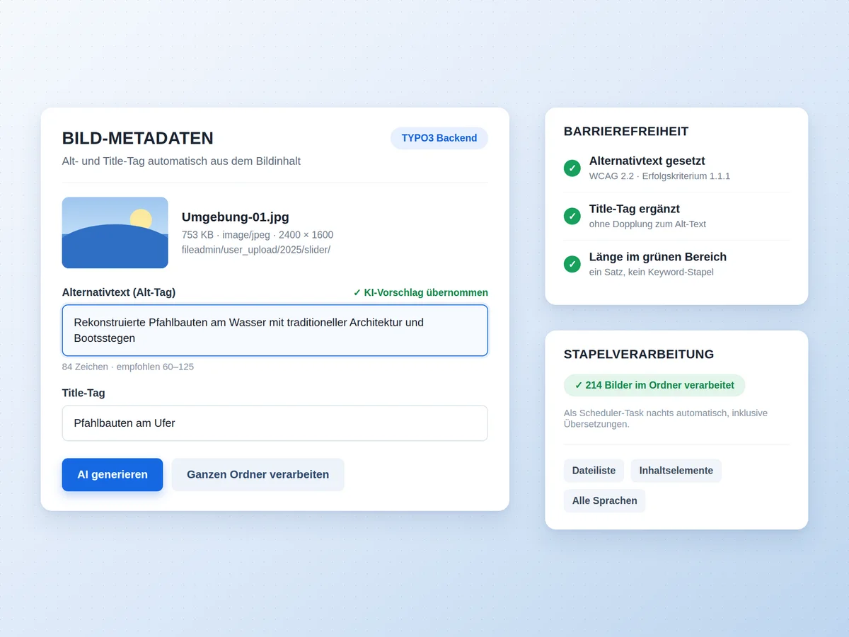 Automatische Bildoptimierung