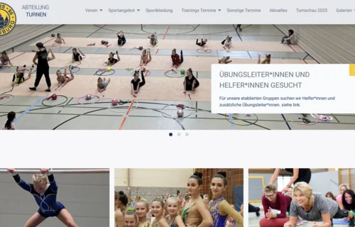 TuS Meersburg – TYPO3-Webseiten-Relaunch für Sportverein und Freizeitaktivitäten