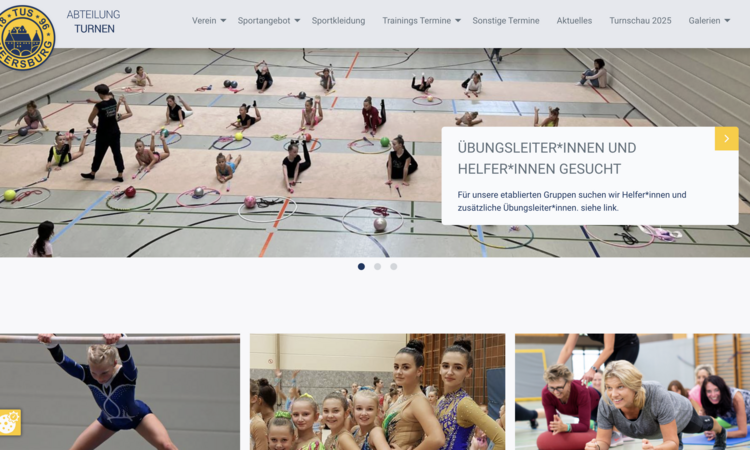 TuS Meersburg – TYPO3-Webseiten-Relaunch für Sportverein und Freizeitaktivitäten