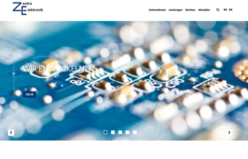TYPO3 Relaunch Zentro Elektronik GmbH