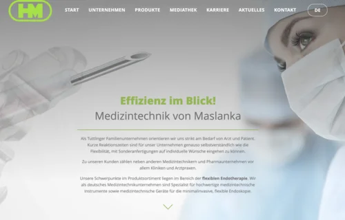 Relaunch Moderne Medizintechnik im digitalen Auftritt