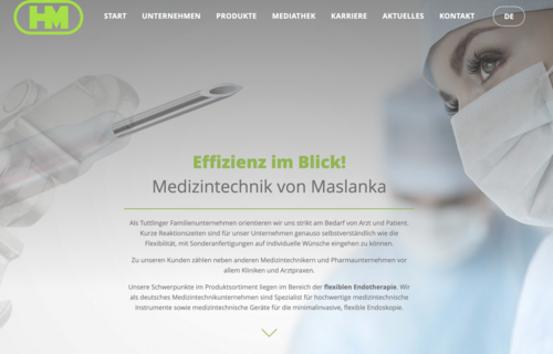 Relaunch Moderne Medizintechnik im digitalen Auftritt