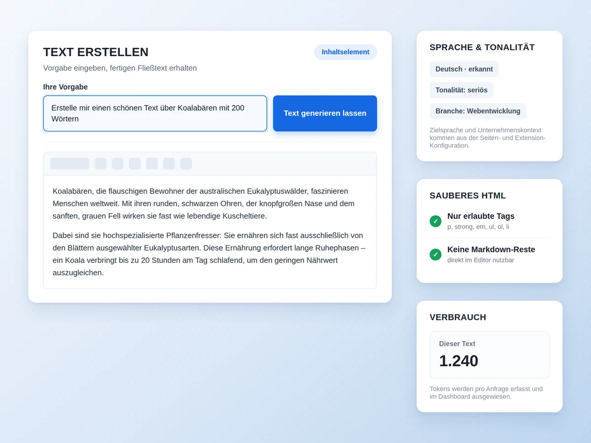 KI-gestützte Content-Erstellung
