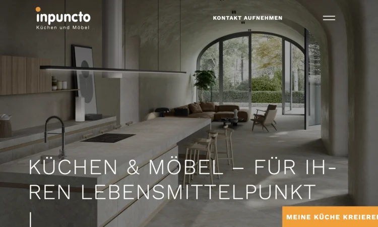 Digitaler Showroom für Traumküchen – Website-Relaunch für inpuncto Küchen & Möbel